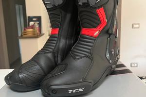 Stivali Moto Racing TCX ST-FIGHTER Nero/Rosso 42
