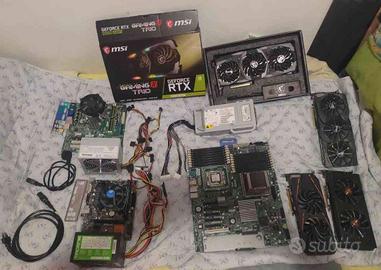 lotto grande di hardware informatica