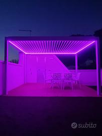 pergola bioclimatica 4x3 + led