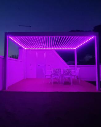 pergola bioclimatica 4x3 + led