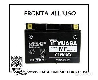 BATTERIA YUASA YT9B 12V / 8AH