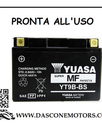 BATTERIA YUASA YT9B 12V / 8AH