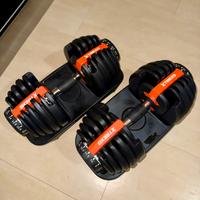 Coppia Manubri Regolabili fino a 24kg Palestra