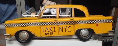 Grande Taxi NYC decorativo in metallo – Maisons du