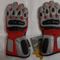 guanti da moto in pelle e kevlar 