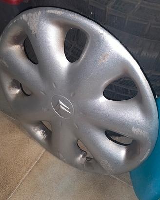 4 cerchi + 4 borchie originali Citroen Cara Picass