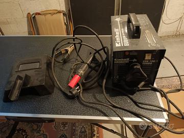 saldatrice a elettrodi einhell con accessori