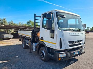 Iveco 75E18 gru e ribaltabile