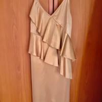 Abito con spalline e spacco , nuovissimo.