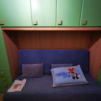 cameretta e divano letto matrimoniale 
