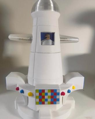 Jeeg Robot Dr. Shiba Computer 3D Print 35cm Custom