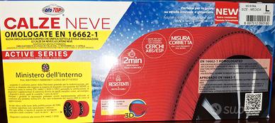 CALZE NEVE AUTO OTOTOP OMOLOGATE Nuove Imballate