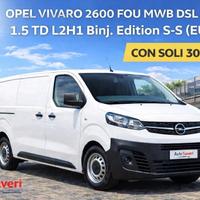 OPEL 1.5 vivaro 120CV S&S L2 h1 doppia porta