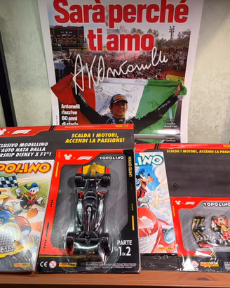 Disney x f1/statuetta topolino/poster kimi