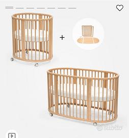 pack lettino completo stokke sleepi 0-6 anni
