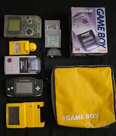 Game Boy + Game Boy Advance + gadgets