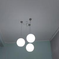 Coppia di Lampadari a Sospensione con 3 Sfere B