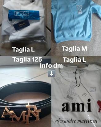 magliette e cintura