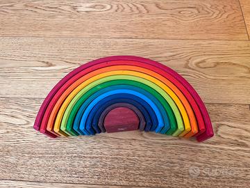 Arcobaleno Grimm’s 12 pezzi legno