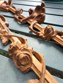 Decorazioni in legno d'epoca 