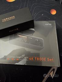 70mai 4K T800E Dash Cam 3 Canali + Hardwire Kit