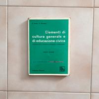 Libro Elementi di Cultura Generale e Ed civica