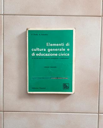 Libro Elementi di Cultura Generale e Ed civica