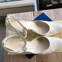 Scarpe donna, color perla/avorio, misura 40