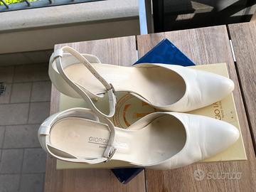 Scarpe donna, color perla/avorio, misura 40