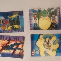 4 carte figurine Dragonball gt