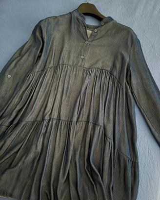 Vestito tessuto fresco denim
