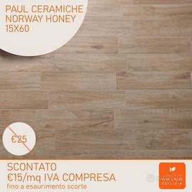Gres porcellanato effetto legno Norway Honey