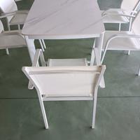 COMPLETO IN ALLUMINIO BIANCO.