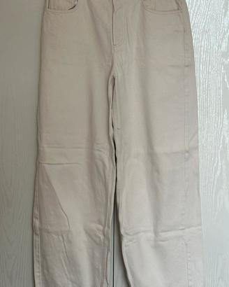 Max&Co pantaloni donna beige wide leg taglia 44