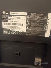 LG 43” 4K SMART TV