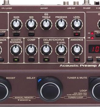 DI Multieffetto per Chitarra Acustica BOSS AD-10