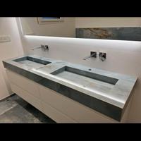 Top doppio lavandino bagno