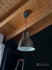 Lampada a sospensione stile industriale soffitto