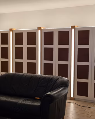 Armadio luminoso realizzato su disegno