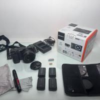 Sony Alpha a6000 + obiettivo + kit completo