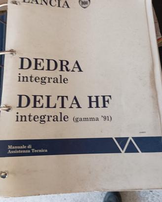  LANCIA  DELTA  DEDRA 4WD MANUALE ORIGINALE 