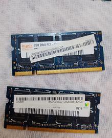 RAM 4GB (2x2GB) DDR2 Hynix per Notebook PC