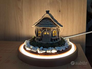 Diorama Casetta Incantata 3D | Lampada LED 