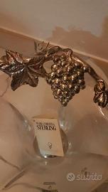 VASO CRISTALLO E ARGENTO MARIA CRISTINA STERLING
