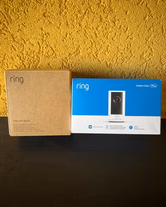 Ring videocamera interna Plus + Intercom audio