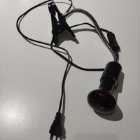 Lampada riscaldante per rettili