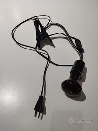 Lampada riscaldante per rettili