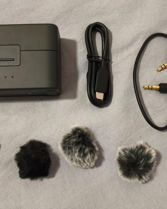 Mic Mini (2 TX + 1 RX + Custodia di ricarica)