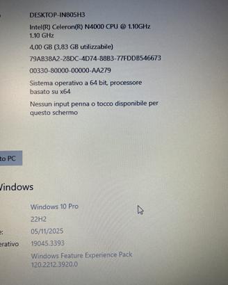 Notebook Asus X540MA come nuovo