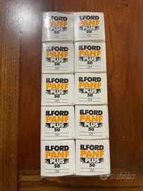 Rulli ILFORD PANF PLUS 50 120 B/N SCADUTI